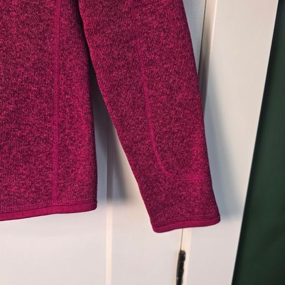 Patagonia Better Sweater 1/4 Zip Pullover Fleece Magenta Pink Heather Womens - Picture 8 of 16